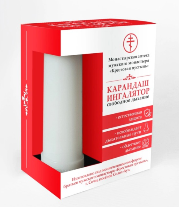 Карандаш-ингалятор свободное дыхание, пластик, 1,3 г, "Солох-Аул"
