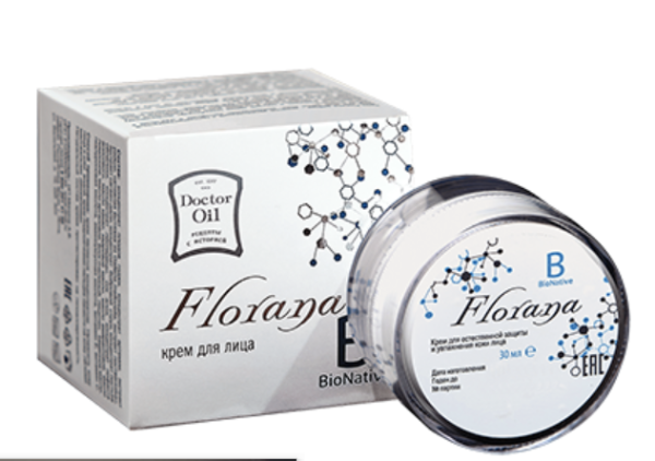 КРЕМ ДЛЯ ЛИЦА НАТИВНЫЙ FLORANA, BIONATIVE Объём: 30мл