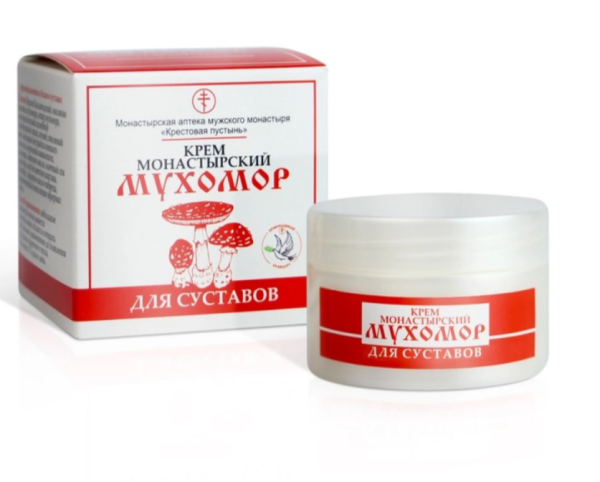 Крем Монастырский Мухомор для Суставов, пластик, 50 мл